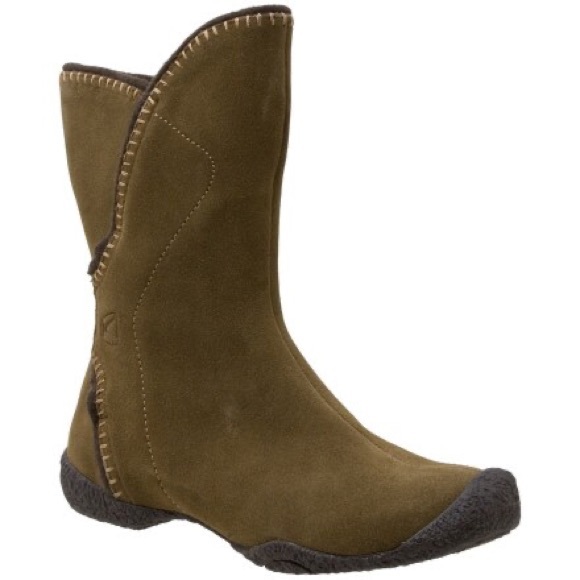 Keen Chamonix Winter Boots Olive Green Brown 8 - Picture 1 of 11